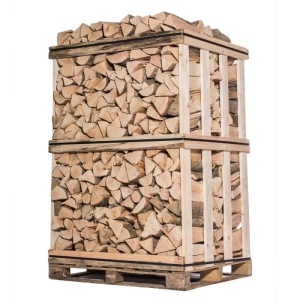 BOIS DE CHAUFFAGE – 50 CM – MÉLANGE DE BOIS DURS – PALETTE 2 M3 – 2.5 STÈRES