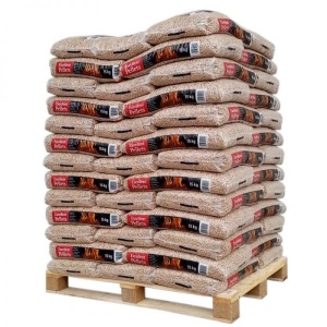 Granulés de Bois WOODSTOCK qualité Premium – 1 Palette de 78 sacs de 15 kg