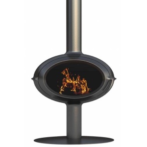 Poêle à bois BRIO sur pied - INVICTA