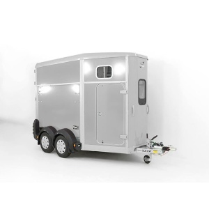 Ifor Williams Pferdeanhänger HB506|Sattelkammer|Silber-Neu