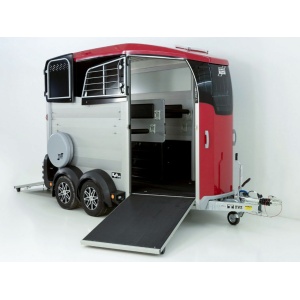 Ifor Williams Pferdeanhänger HBX 506|Frontausstieg|neues Modell|rot-Neu