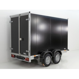 Vezeko Kofferanhänger 152x355cm Höhe:193cm 2,7t|schwarz-Neu