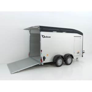 Debon Kofferanhänger Cargo C800 206x441cm H206 3,5 t|Alu|Polybug|Tür|schwarz-Neu