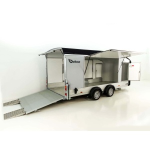 Debon Kofferanhänger Roadster C1000 200x500x200cm 3,5t schwarz-Neu