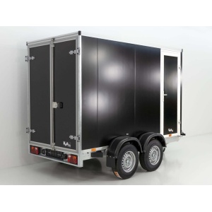 Vezeko Kofferanhänger 152x305cm Höhe:193cm 2,7t|Tür|schwarz-Neu