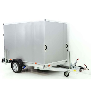 Vezeko Kofferanhänger 152x255cm Höhe:160cm 1,3t|silber-Neu