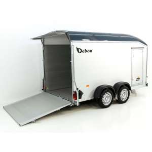 Debon Kofferanhänger Roadster C700 179×378 Höhe:201cm 2,6t|Alu|Polybug|Tür|grau-Neu