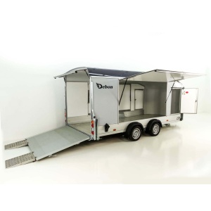 Debon Kofferanhänger Roadster C1000 200x500x200cm 3,5t grau-Neu