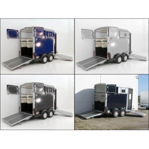 Ifor Williams Pferdeanhänger HB511|Heckklappen-Türkombination-Neu