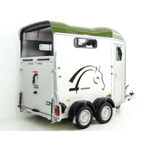 Cheval Liberte Pferdeanhänger Touring Country| Pullman-Fahrwerk| Frontausstieg| olivgrün-Neu