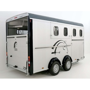 Cheval Liberte Pferdeanhänger Maxi 4|4 Pferde|Pullman-Fahrwerk|100km/h|grau-Neu
