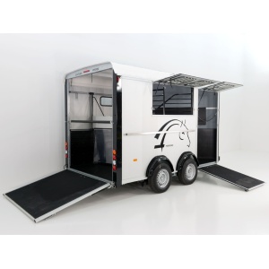 Cheval Liberte Pferdeanhänger Maxi 3|3 Pferde|Pullmann 2 Fahrwerk|weiß-Neu