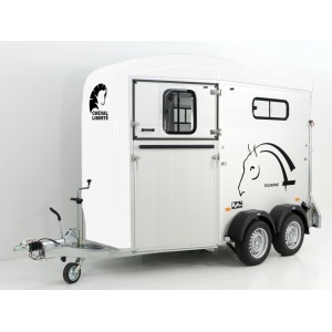 Cheval Liberte Pferdeanhänger Touring Country|Sattelkammer|Frontausstieg|weiß-Neu