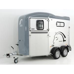 Cheval Liberte Pferdeanhänger Touring Country|Sattelkammer|Frontausstieg|grau-Neu