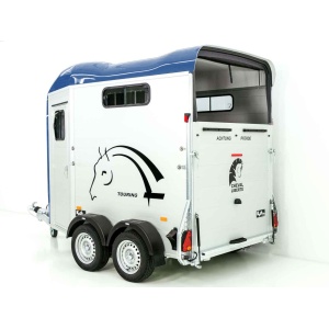 Cheval Liberte Pferdeanhänger Touring Jumping|Pullman-Fahrwerk|Sattelkammer|blau-Neu