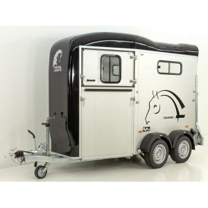 Cheval Liberte Pferdeanhänger Touring One 1,5er|Pullman-Fahrwerk|Frontausstieg|schwarz-Neu