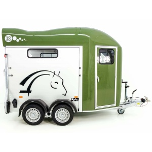 Cheval Liberte Pferdeanhänger GOLD 3|Pullman 2|Sattelkammer|olivgrün-Neu