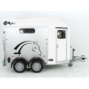 Cheval Liberte Pferdeanhänger GOLD 3|Premium|Pullman 2|Sattelkammer|weiß-Neu