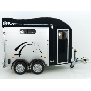 Cheval Liberte Pferdeanhänger GOLD 3|Premium Pullman 2|Sattelkammer|schwarz-Neu