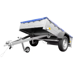 Garden Trailer 201 KIPP mit Flachplane, Stützrad und Planenträgern-Neu