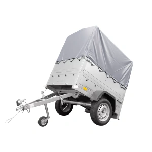 Neuanhänger Kipper ungebremst Garden Trailer 150 KIPP mit zusätzlichen Bordwänden, Stützrad, Hochplane und Hochspriegel-Neu