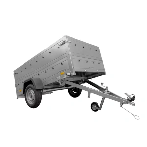 Pkw Anhänger Kipper 230×125 Garden Trailer 230 KIPP Unitrailer 750 kg mit Stützrad und zusätzlichen Bordwänden-Neu